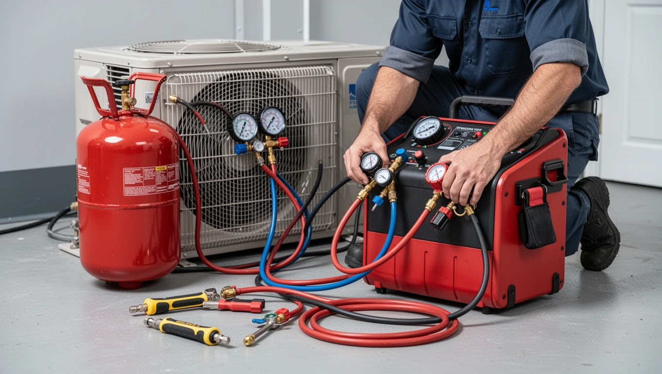 AC Refrigerant Recharge